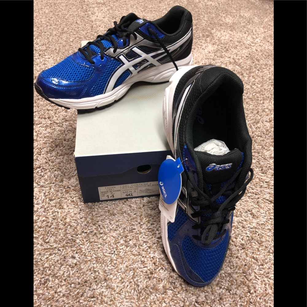 Men’s ASICS gel Contend II tennis shoes!